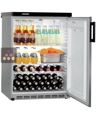 Table-top positif ventilé encastrable sous plan - Epoxy Silver - 160L LIEBHERR PRO