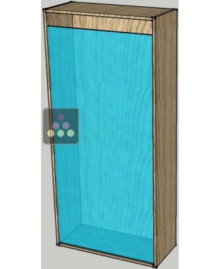 Meuble récupérateur de bouchons vitré en chêne Ma Cave à Vin