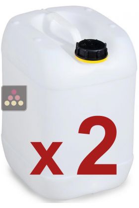 Lot de 2 bidons de 20 litres d'anti-gel -18°c 