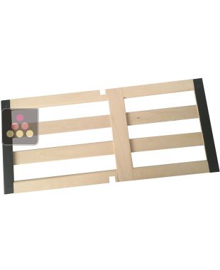 Clayette de stockage en bois à fronton noir DOMETIC