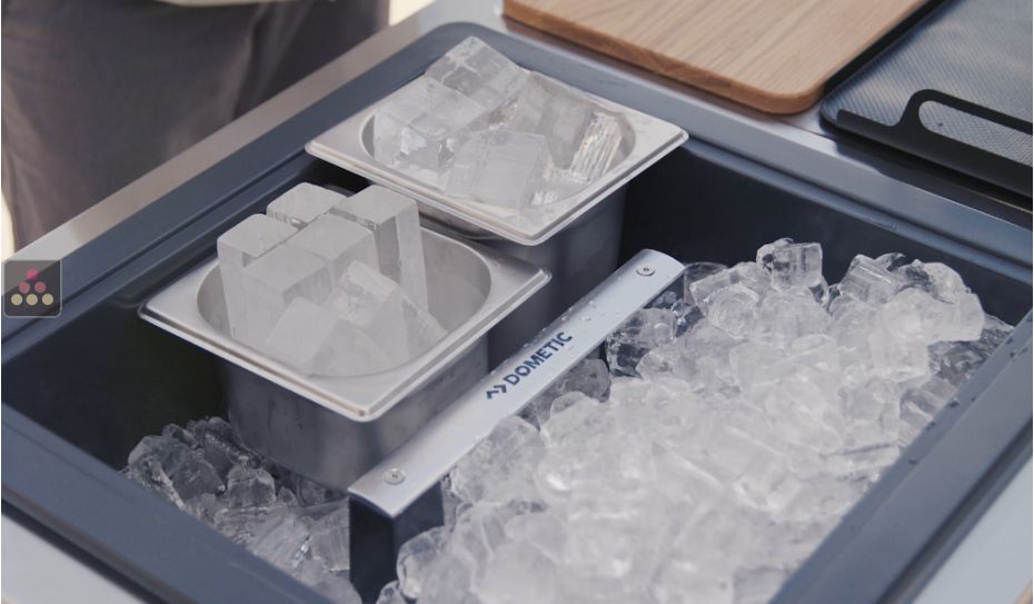 Bac à glace en inox