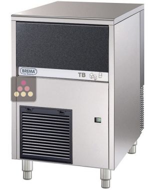 Machine à glace nuggets 90kg/24h avec réserve intégrée de 20kg - Pose libre - Condenseur à air BREMA