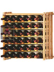 Casier modulaire en hêtre massif pour 36 bouteilles Ma Cave à Vin