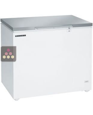 Conservateur-coffre négatif statique - 283L - Couvercle Inox LIEBHERR PRO