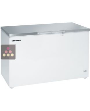 Conservateur-coffre négatif statique - 460L - Couvercle Inox LIEBHERR PRO