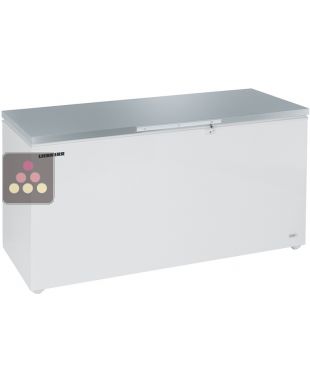 Conservateur-coffre négatif statique - 571L - Couvercle Inox LIEBHERR PRO