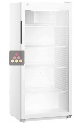 Armoire positive ventilée blanche - Porte vitrée - 432L