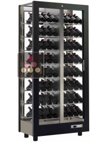 Vitrine à vin réfrigérée de conservation ou de service - 4 faces vitrées - MODELE D'EXPOSITION CALICE DESIGN