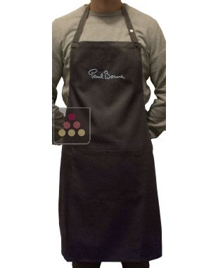 Tablier Gris Anthracite avec signature grise Paul BOCUSE PAUL BOCUSE