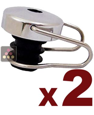 Lot de 2 bouchons Luxe pour vins effervescents DURAVIN