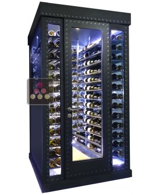 Cellier mono-température de vieilissement ouservice sur-mesure à 2 faces vitrées pour 285 Bouteilles et magnums Ma Cave à Vin