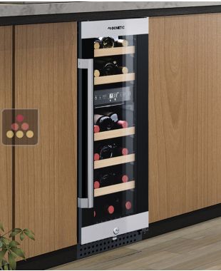 Cave à vin 2 températures de service et de conservation encastrable sous plan DOMETIC