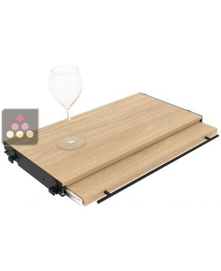 Tablette bois extensible pour module L'Atelier du Vin - Largeur 60cm ARCHITECTURE INTERIEURE DU VIN