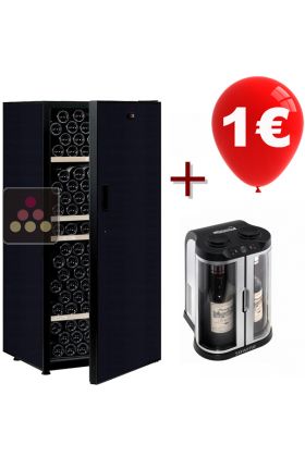 Cave à vin Mono-Température de vieillissement et de conservation + 1 bar à vin offert!