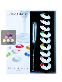 Etiquettes pour verre - Chic Glass Palette L'ATELIER du VIN