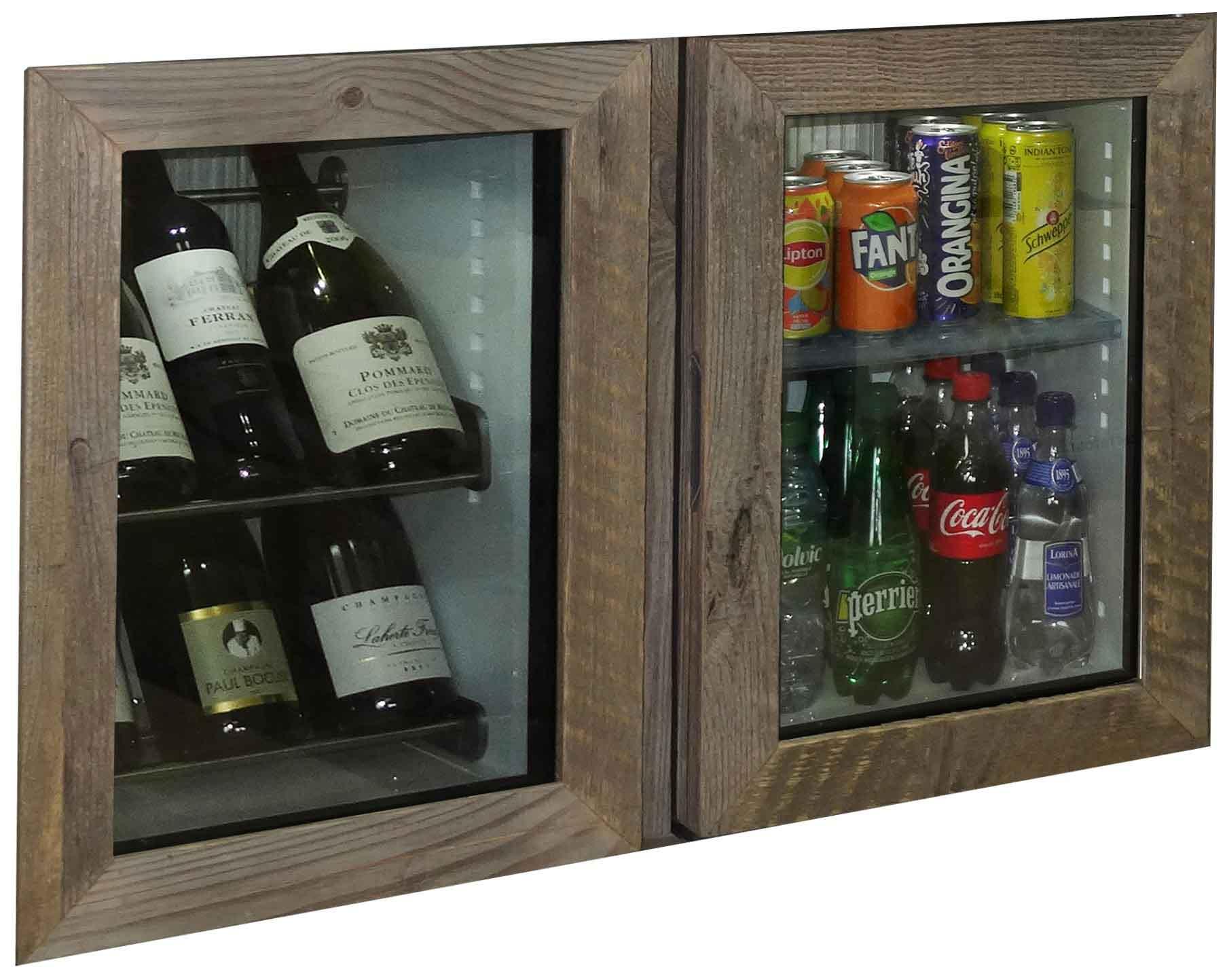 Minibar à droite & Minicave à gauche