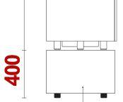 Pour Socle hauteur 400 mm 