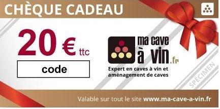 Bon cadeau ma cave à vin